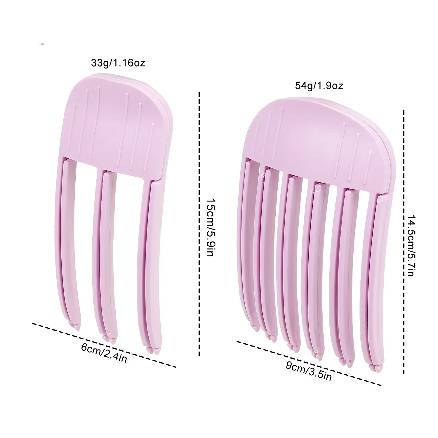 Épingle à cheveux moelleuse frangue à friser Clips racines