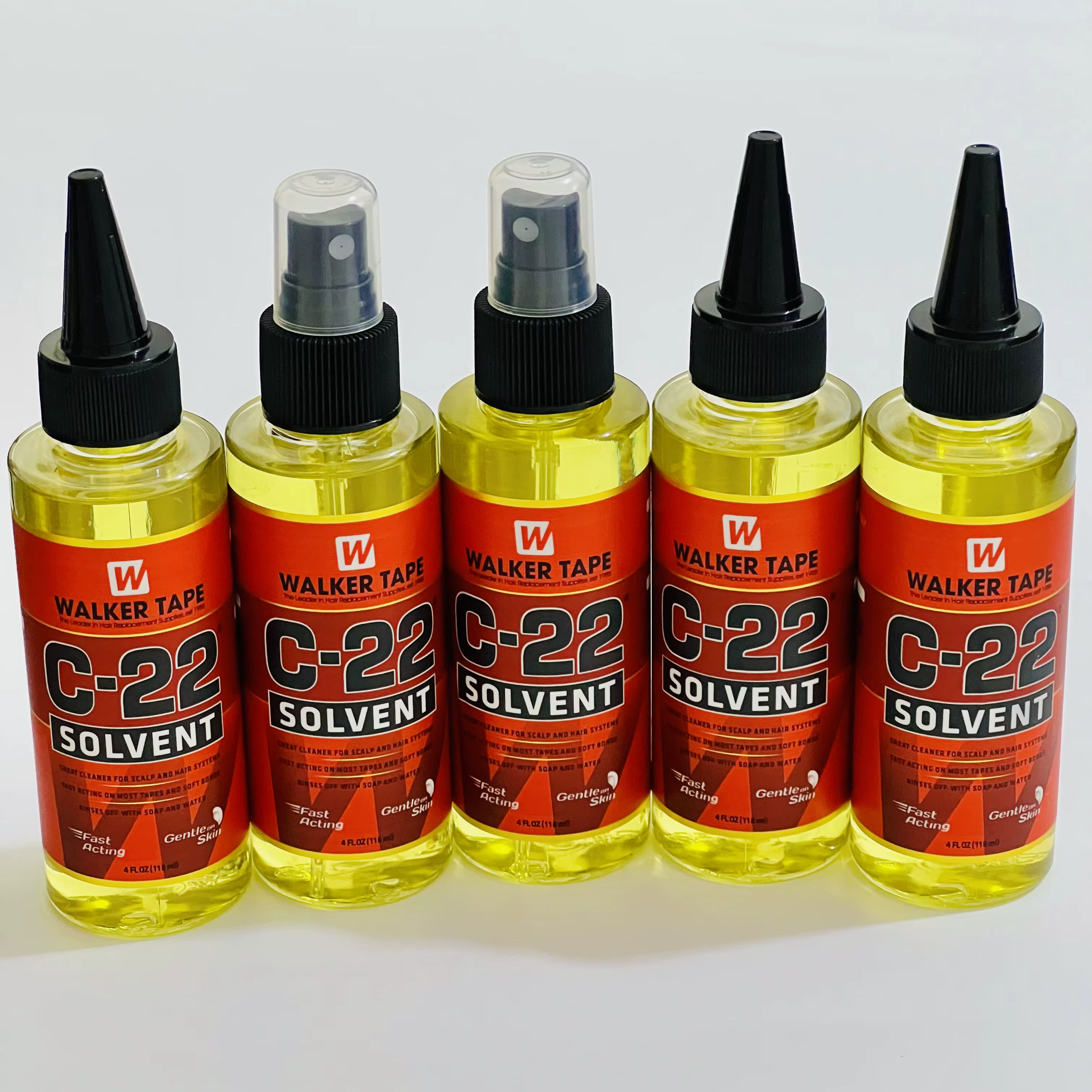 Adhésif pour prothèses capillaires Walker Tape Ultra Hold en gros et dissolvant de colle pour perruques C22 de 118 ml