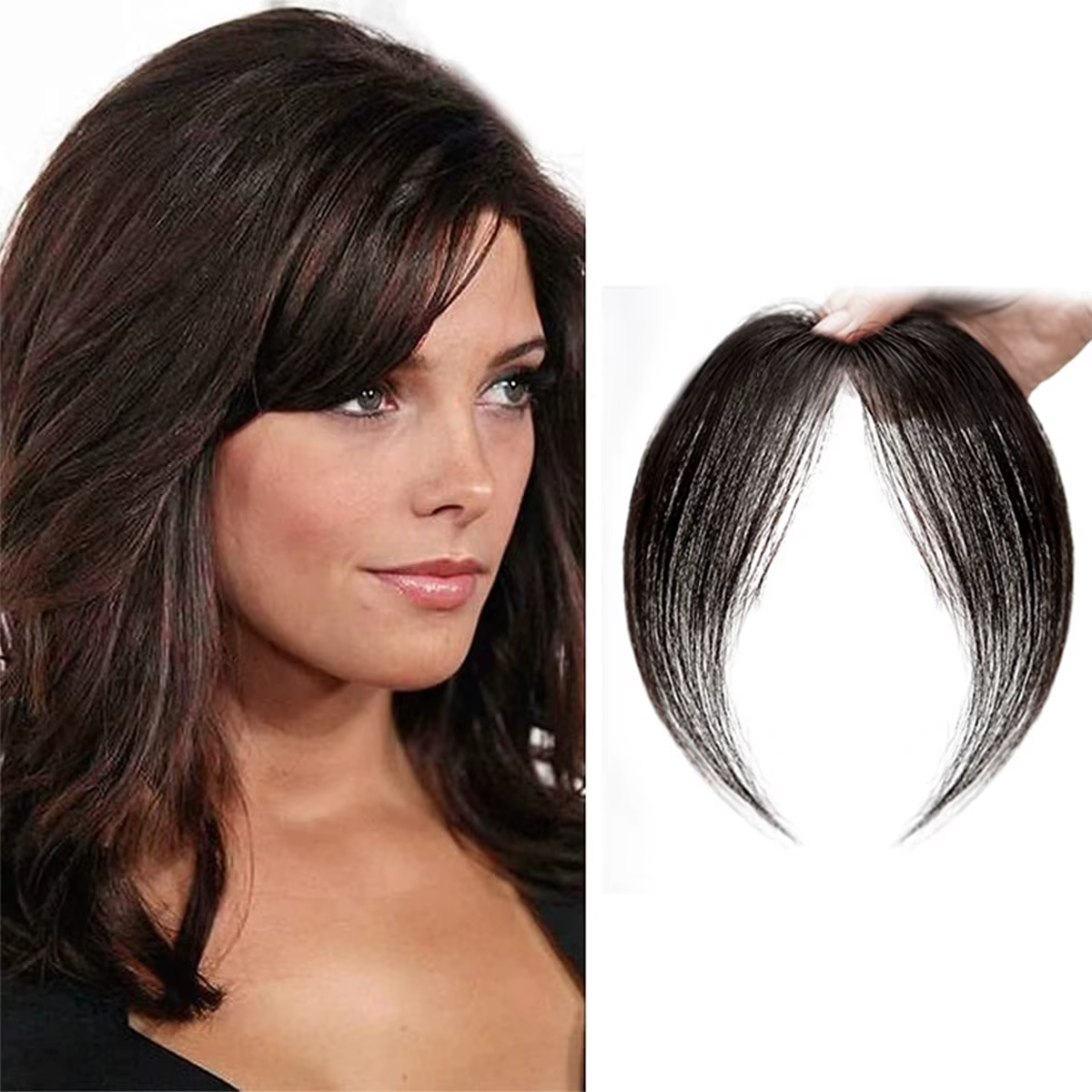 Extensions de cheveux naturels à clipser pour femmes