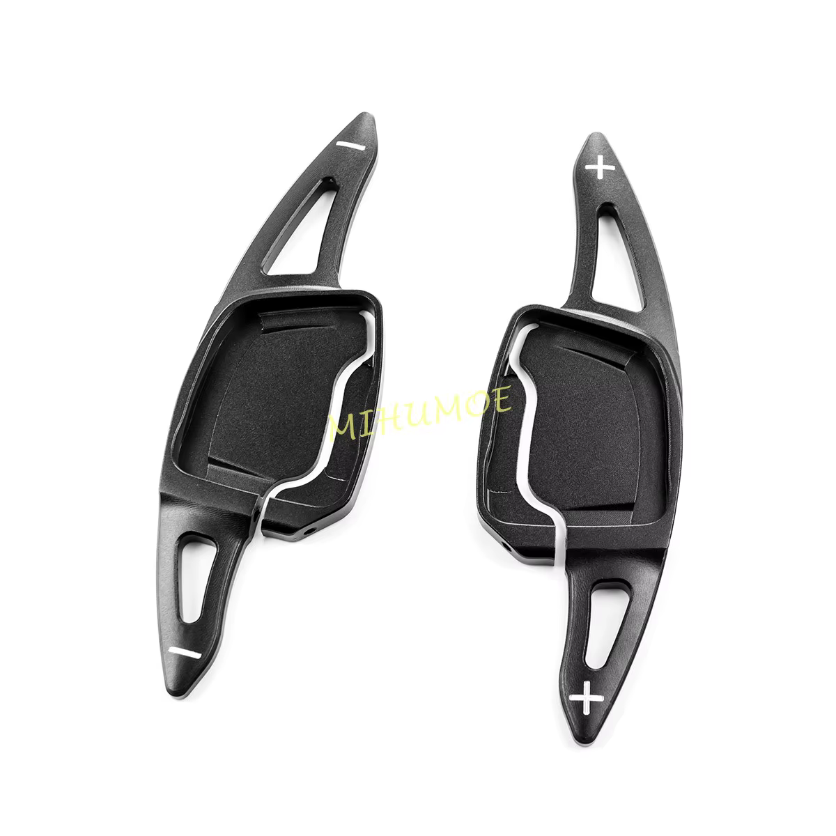 Extension de levier de vitesse de palette de volant intérieur en aluminium, pour Audi A3 A4 B9 A5 A6 C8 A7 2020 2021 2022 2023, accessoires noirs