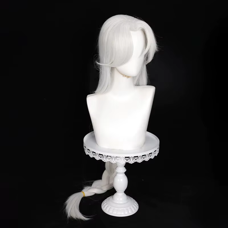 Reine perruque Anime TO BE HERO X Cosplay femmes 100 cm cheveux blancs