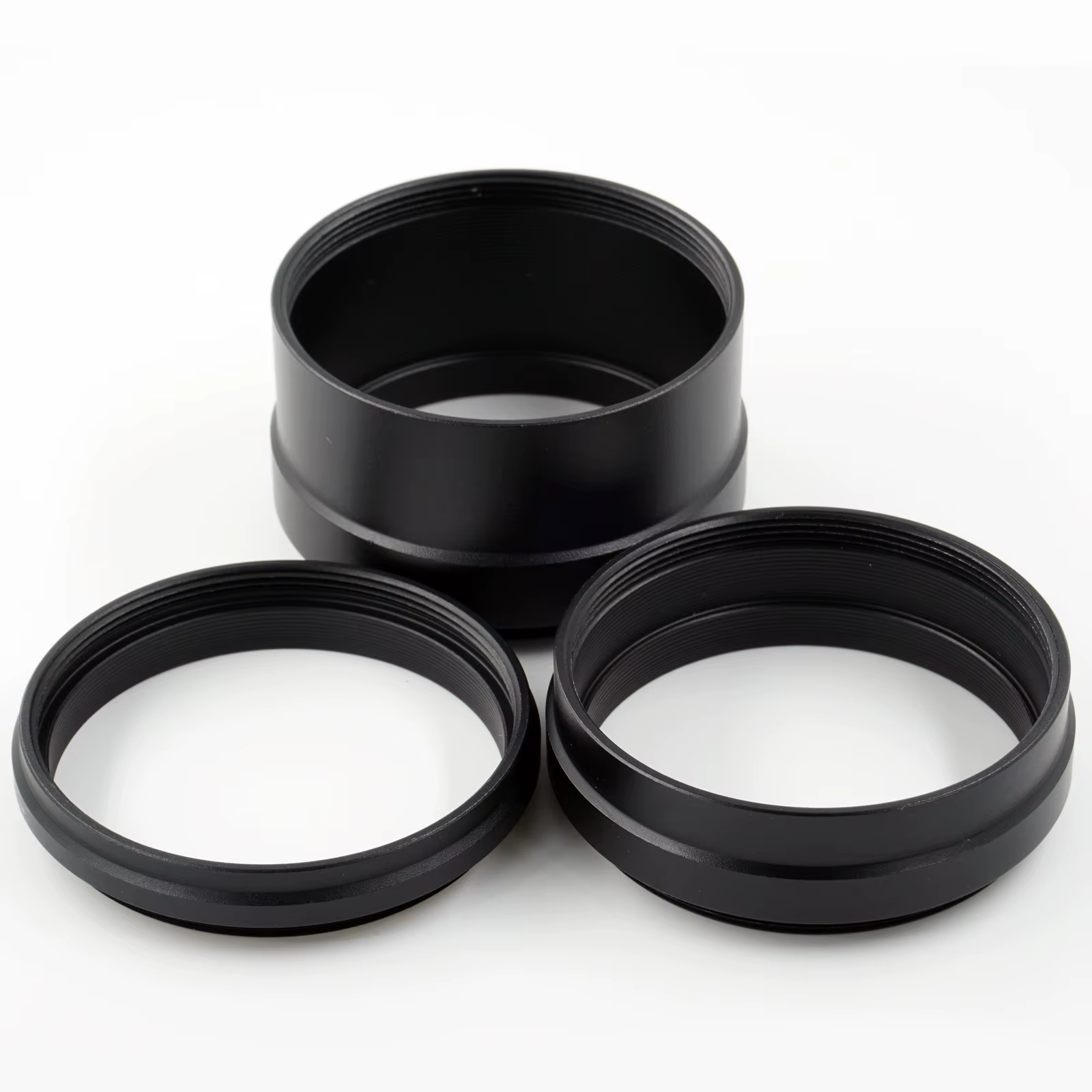 Tube d'extension Partenaires en métal M52, adaptateur d'objectif de caméra, vis 52mm x1, 3 anneaux/jeu