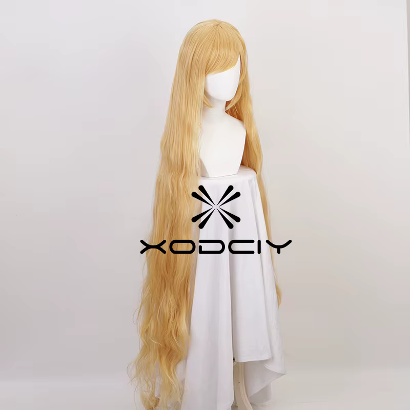 Perruque Victorique De Blois 150 cm de Long perruques De Cosplay dorées résistance à la chaleur cheveux synthétiques +