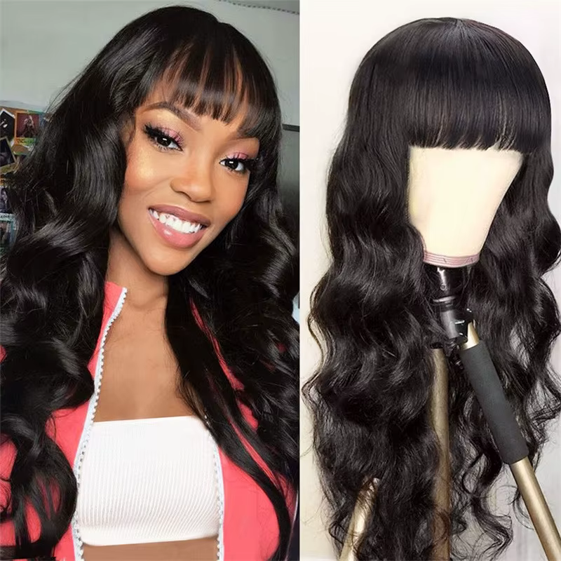 Qi THES-Cheveux longs bouclés pour femmes européennes et américaines