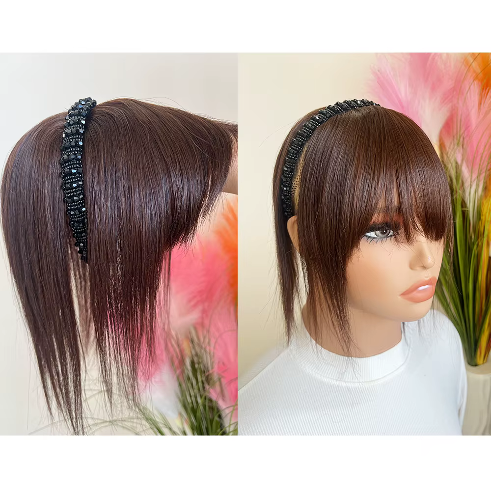 Bandeau de cheveux humains instantanés