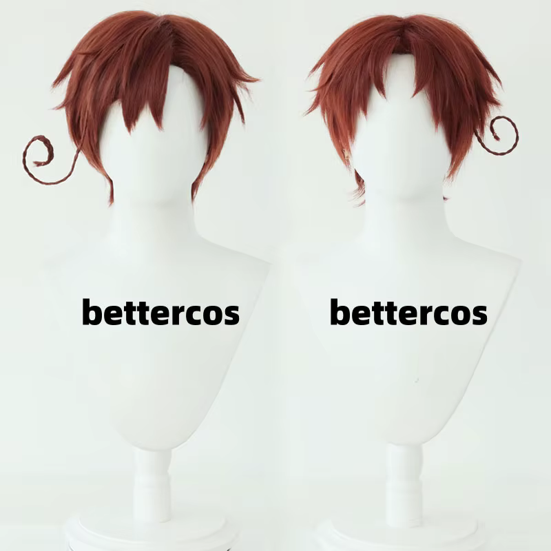 Axis Powers Hetalia perruques sud-aitalie perruque Feliciano Vargas rouge marron Cosplay