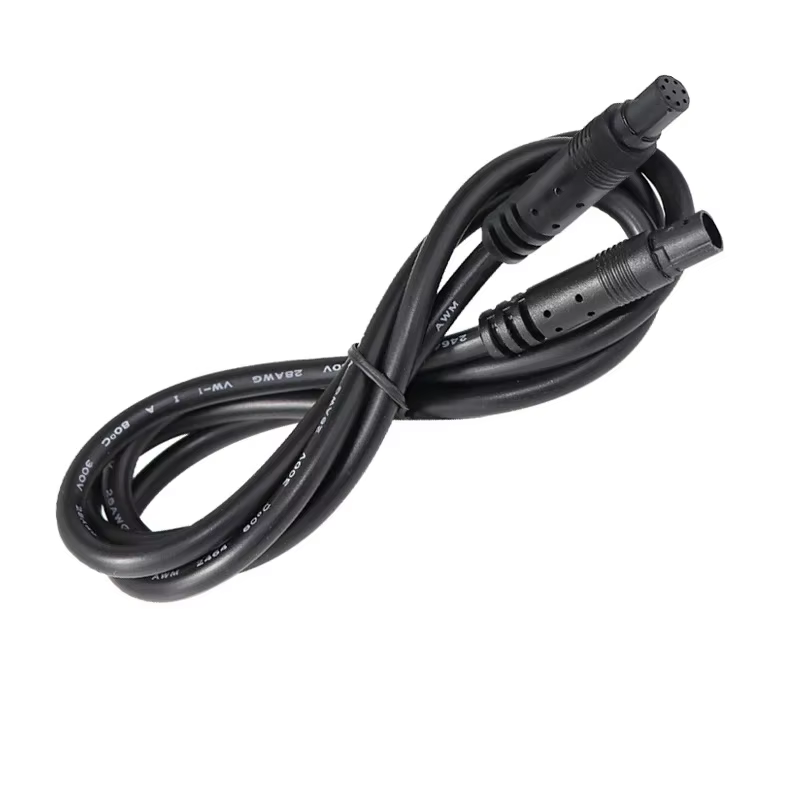 Câble d'extension de caméra arrière HD, 4 broches, 5 broches, 6 broches, 8 broches, tachygraphe, DVR de voiture, enregistreur de conduite, connecteur étendu