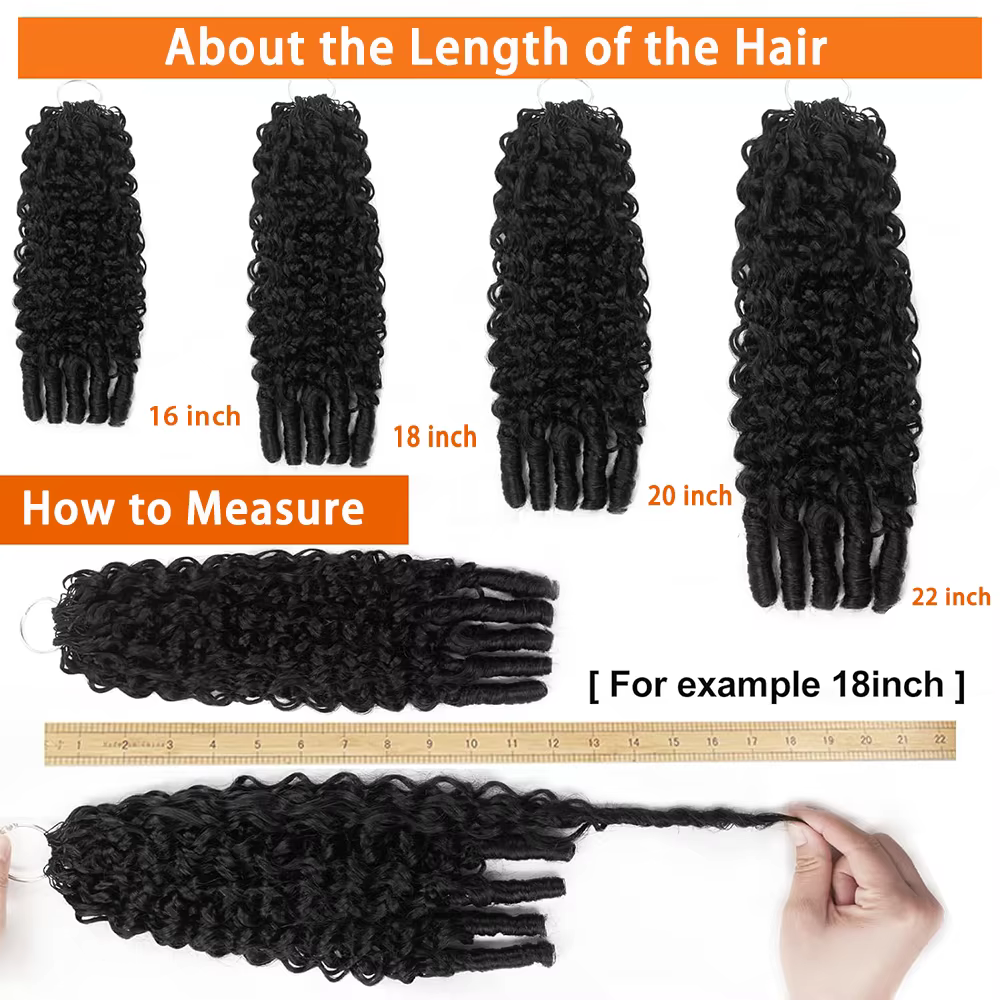 Extensions de cheveux humains en crochet à plumes