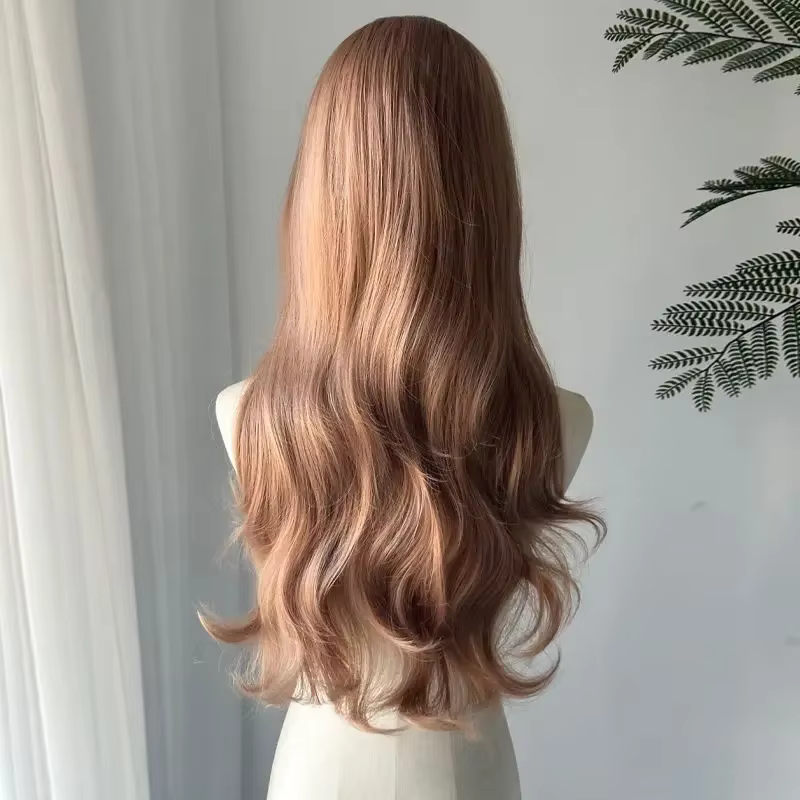 Perruque Lace Front Wig synthétique Blonde Champagne
