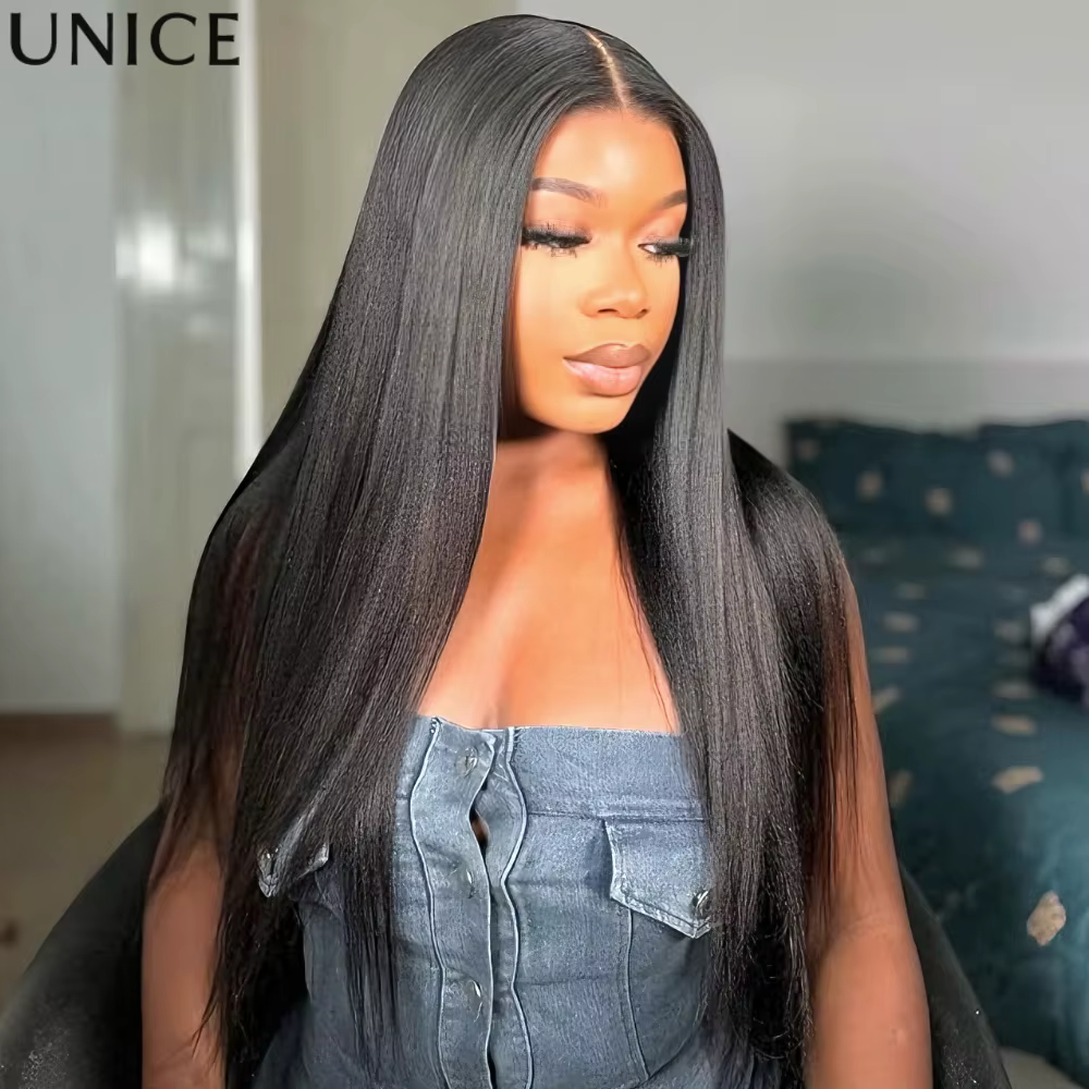 Perruque lisse Yaki UNice 7x5 Lace Bye Bye Slip ™