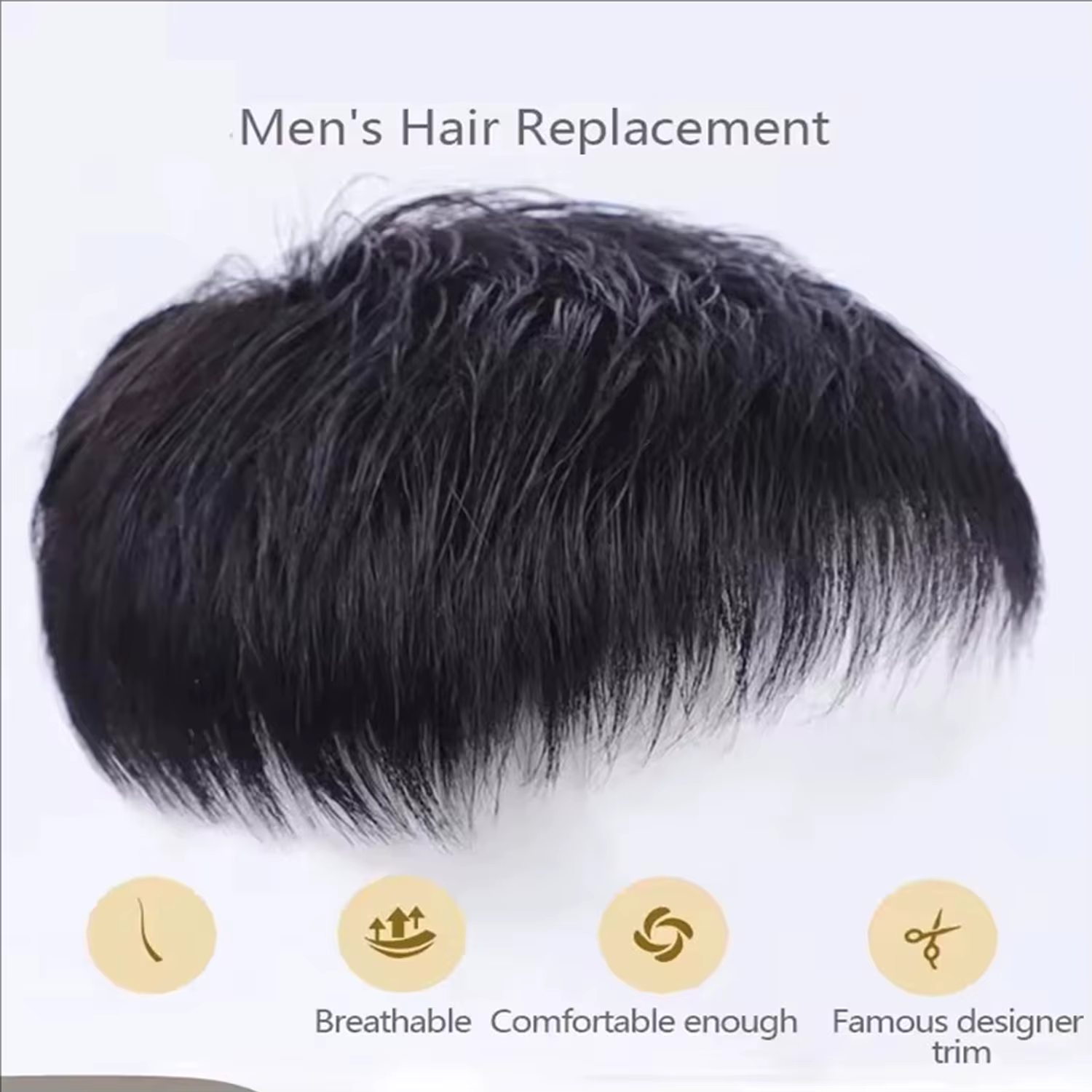 Perruque synthétique pour hommes