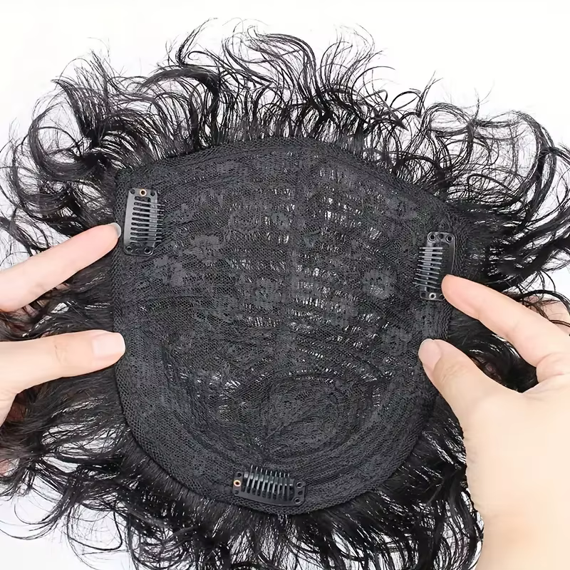 Perruque de cheveux humains réaliste pour hommes