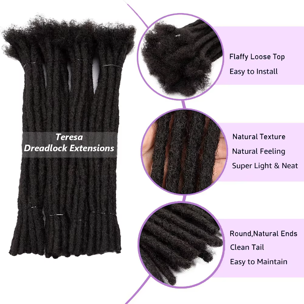 Extensions de dreadlocks synthétiques Teresa