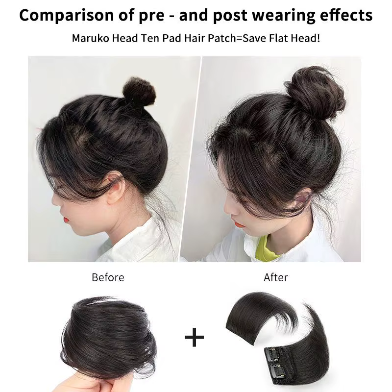 Chignon synthétique élégant et bouclé avec élastique