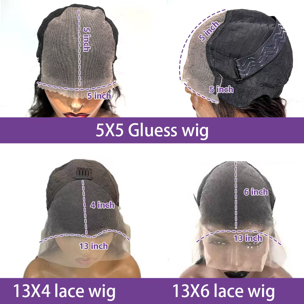 Perruques de cheveux humains avant de dentelle transparente HD perruque bouclée Jerry
