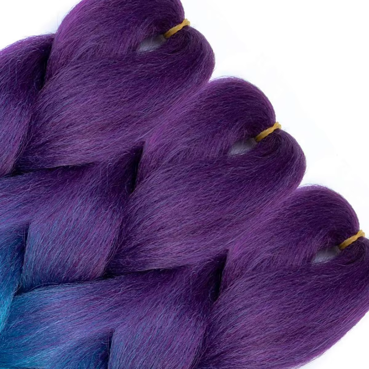 Extensions Capillaires Synthétiques Africaines Tressées Ombrées