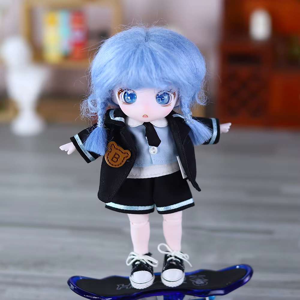 DBS Dream Fairy BJD OB11 MAYTREE accessoire de poupée perruque de remplacement 1/12 tête