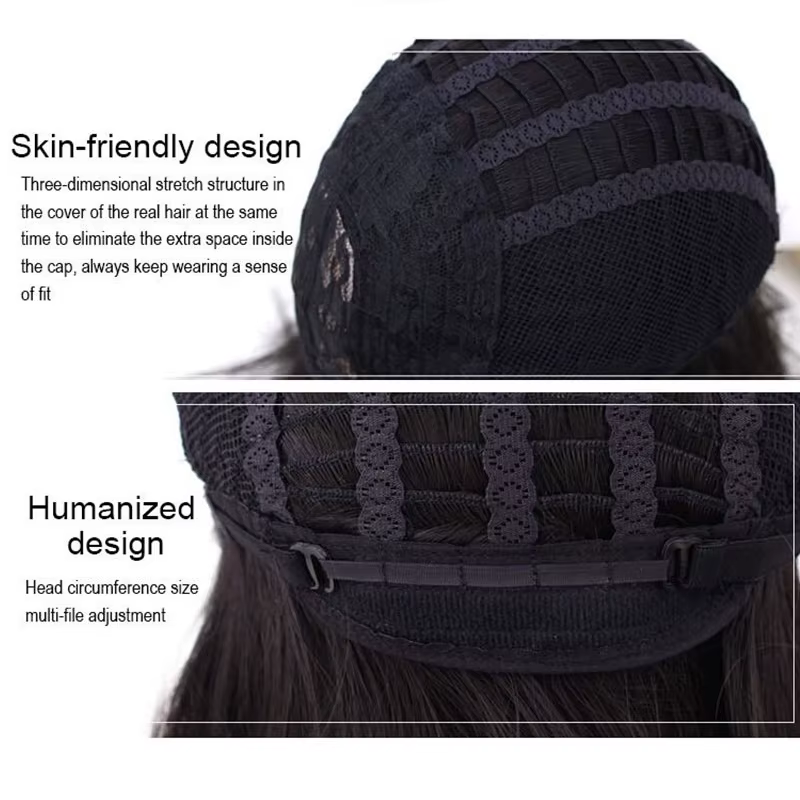 MSIWIGS – perruque synthétique courte et lisse pour hommes