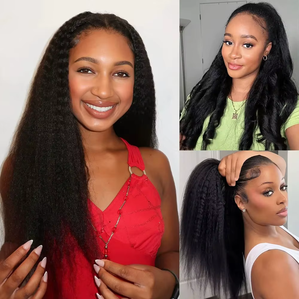 Extensions réutilisables en cheveux humains 100% naturels