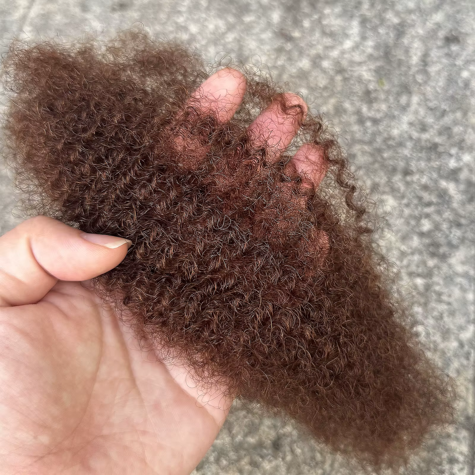 Afro crépus bouclés 4C Extension de cheveux humains 30g 50 g/paquet sans trame brésilien Remy en vrac pour Locs Micro