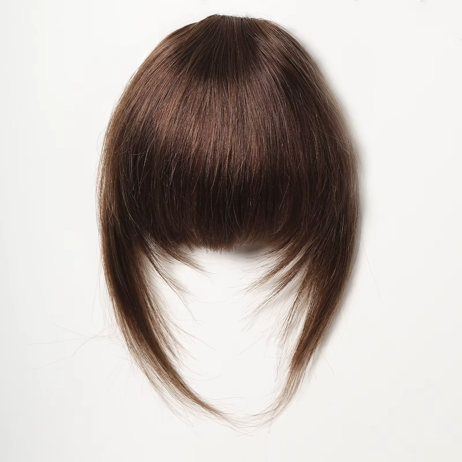 Brun Remy cheveux humains frange naturel droit