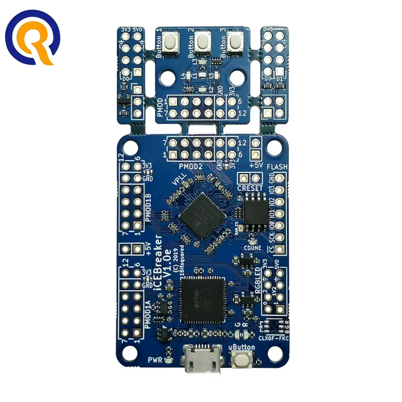 Offre spéciale pour carte de développement Python FPGA ICEBreaker 1.0E, programmation graphique, fonctionne facilement RISC-V
