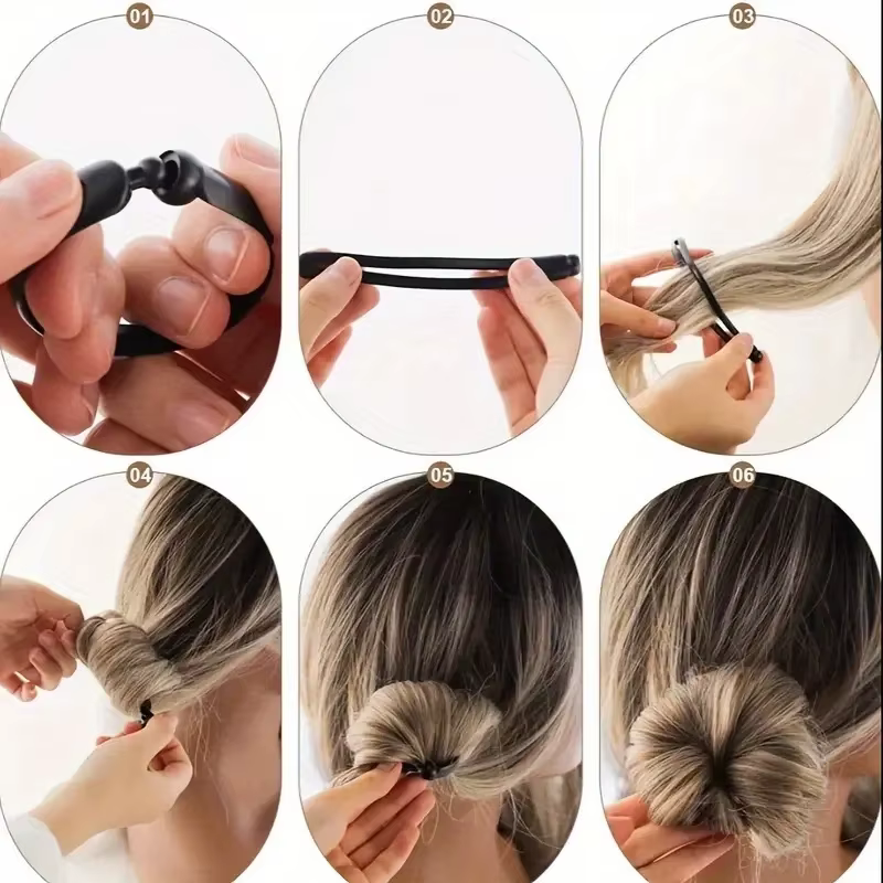 2/4 pièces Pinces à chignon torsadées magiques