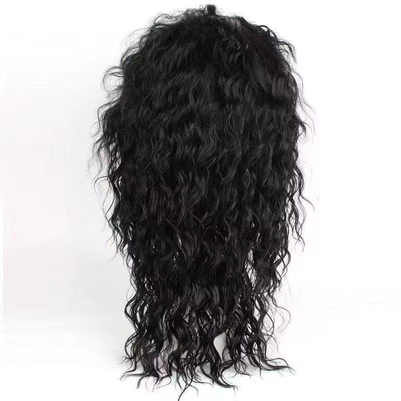 Perruque de cosplay Michael Jackson, tenue vintage des années 80, lunettes, micro, accessoires de scène pour fête d'Halloween, unisexe