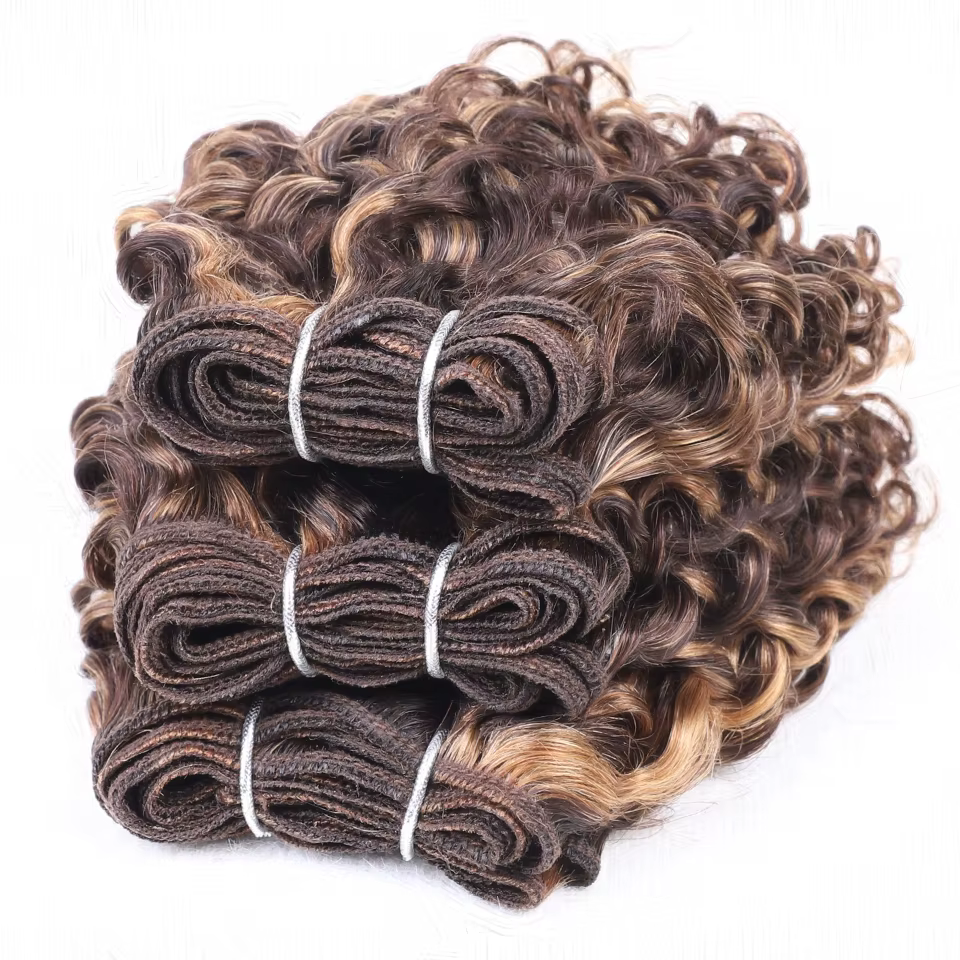 Tissage en lot brésilien Remy naturel bouclé