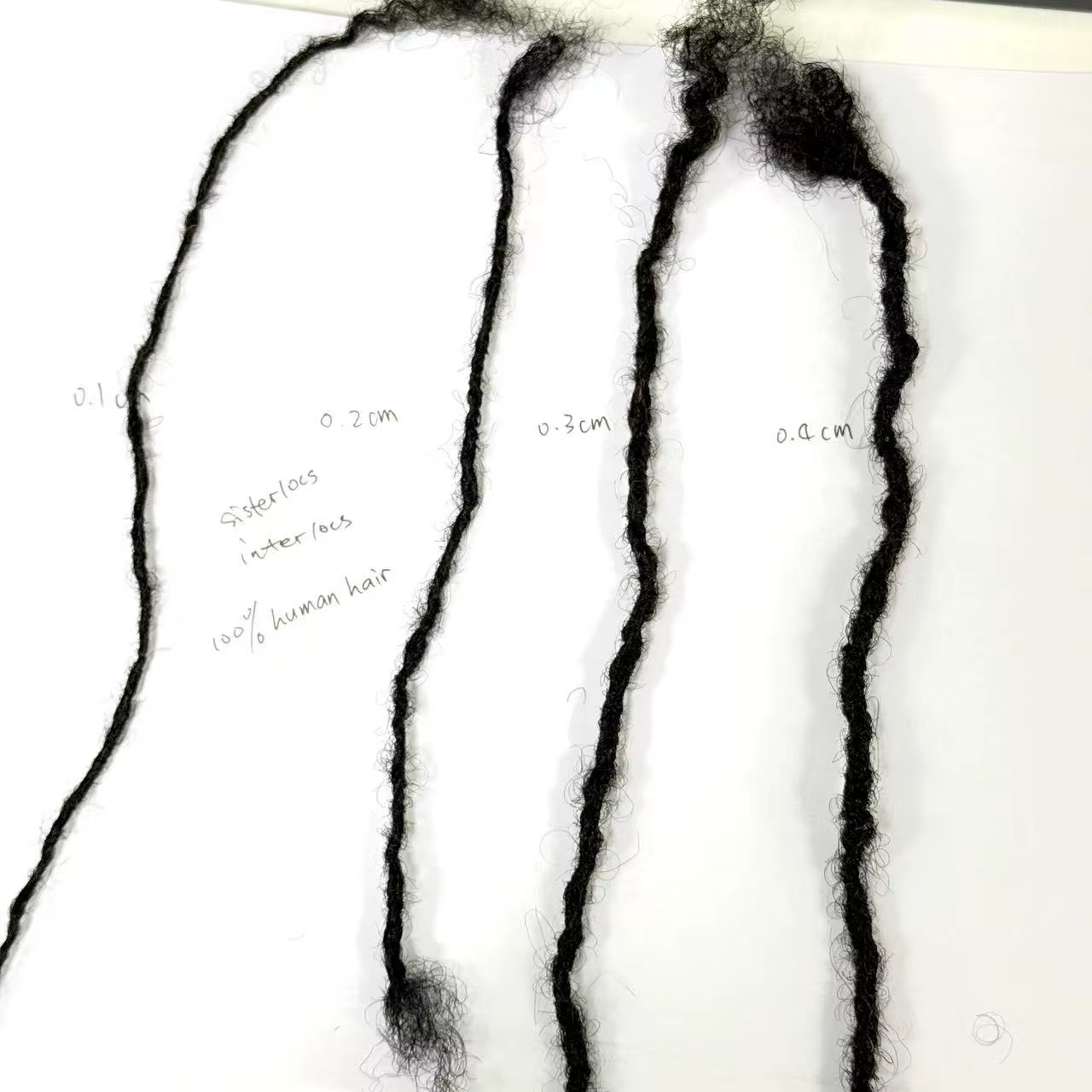 Extensions de dreadlocks personnalisées de 0