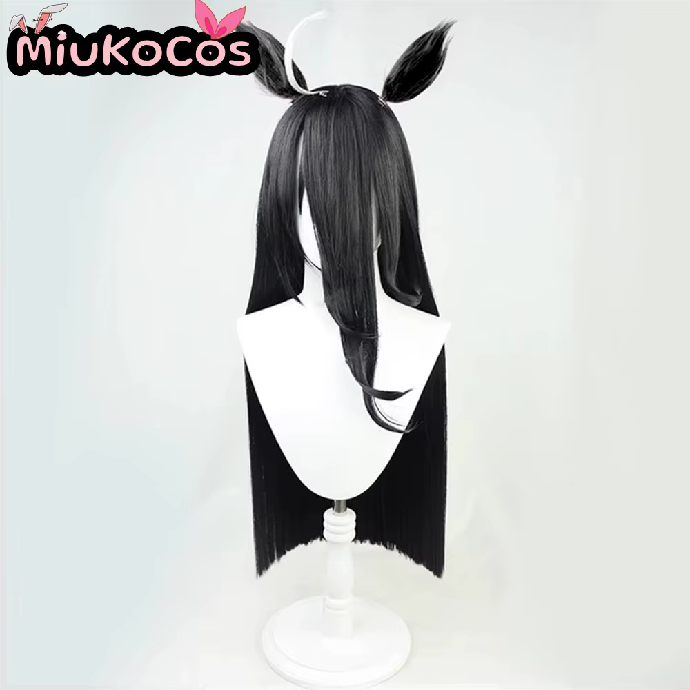 EN STOCK ンManhattan Cafe Cosplay perruque avec oreilles et queue MiukoCosplay jeu Umamusume: joli Derby
