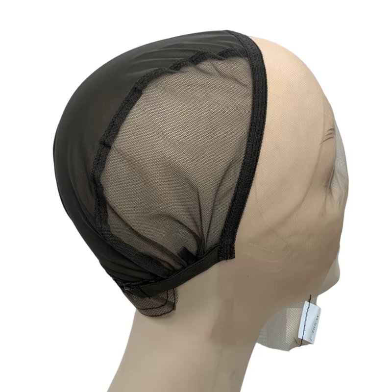 Bonnets de perruque en dentelle 13x4, 1 pièce, pour la fabrication de perruques avec bretelles réglables, bonnet de tissage sans colle, Base de perruque pour la ventilation ou les nœuds