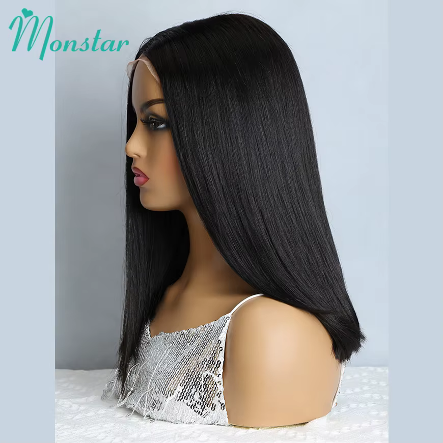 280% brut vietnamien dentelle frontale perruque cheveux humains 13x4 Bob perruques naturel noir os droit 13x6 hd