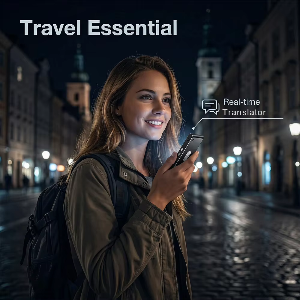 Dispositif de traduction linguistique, traduction bidirectionnelle en temps réel, prise en charge de l'application pour 150 langues, voyages, apprentissage, shopping