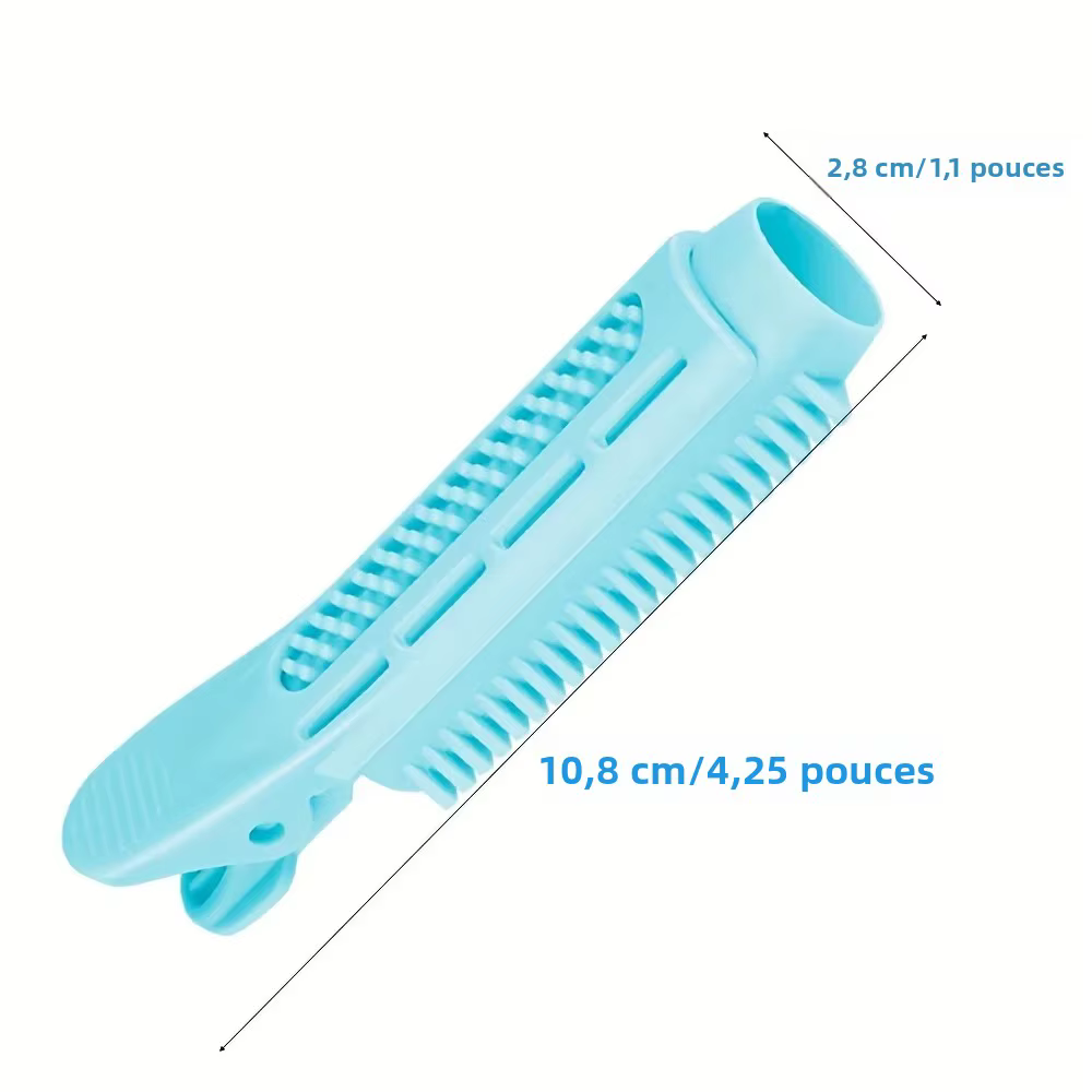Pinces à racines de cheveux moelleuses et bouclées