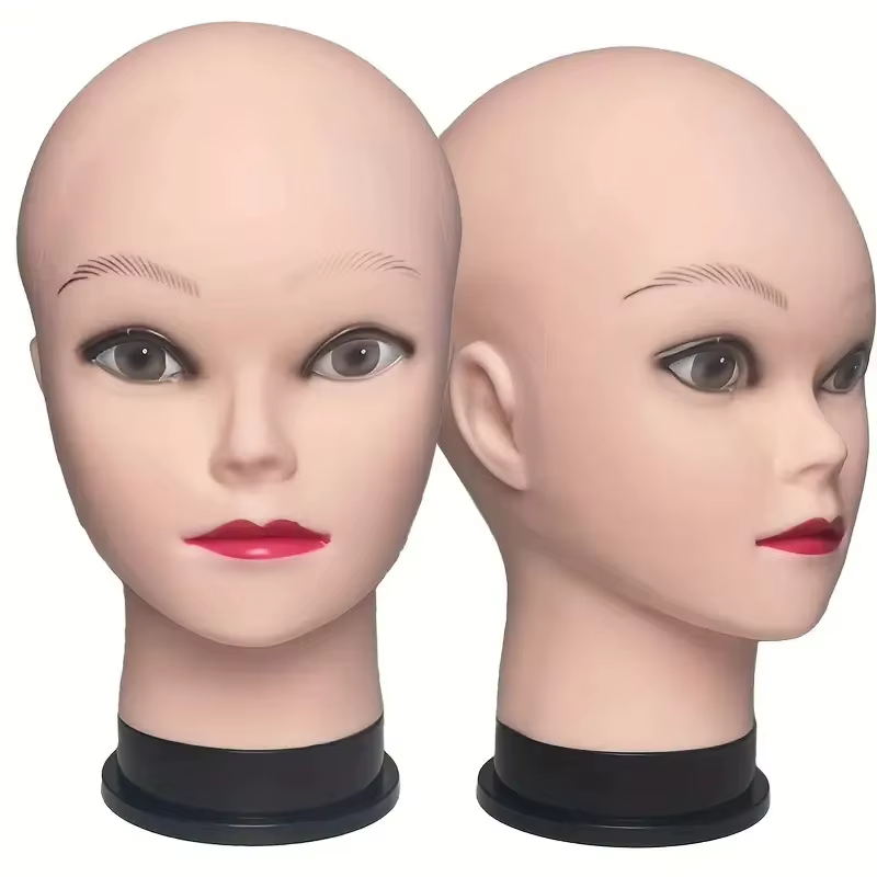 Tête de mannequin pour affichage et formation de perruques – Parfaite pour la pratique du coiffeur