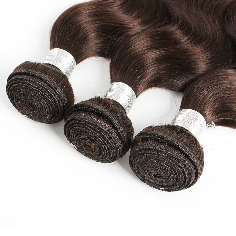Couleur # 2 # Extensions de cheveux humains brésiliens Remy colorés