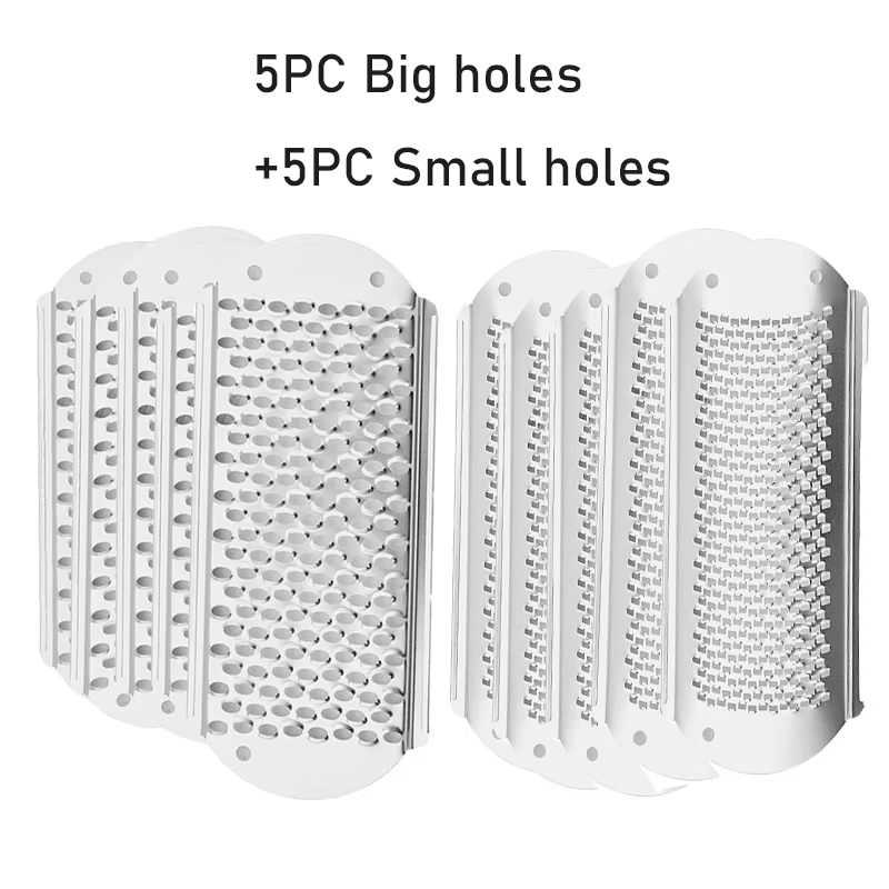Lot de 5/10 pièces de râpes et outils de pédicure pour éliminer les peaux mortes des pieds à domicile