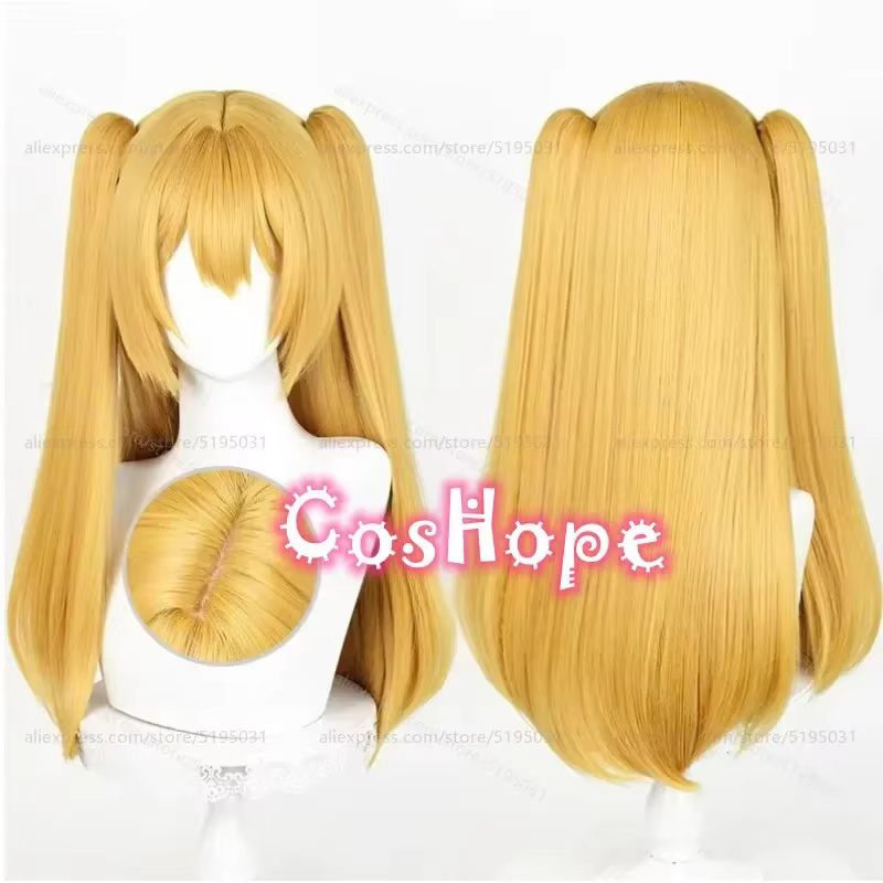 Ririsa Amano Cosplay perruque avec Double queue de cheval Miriella