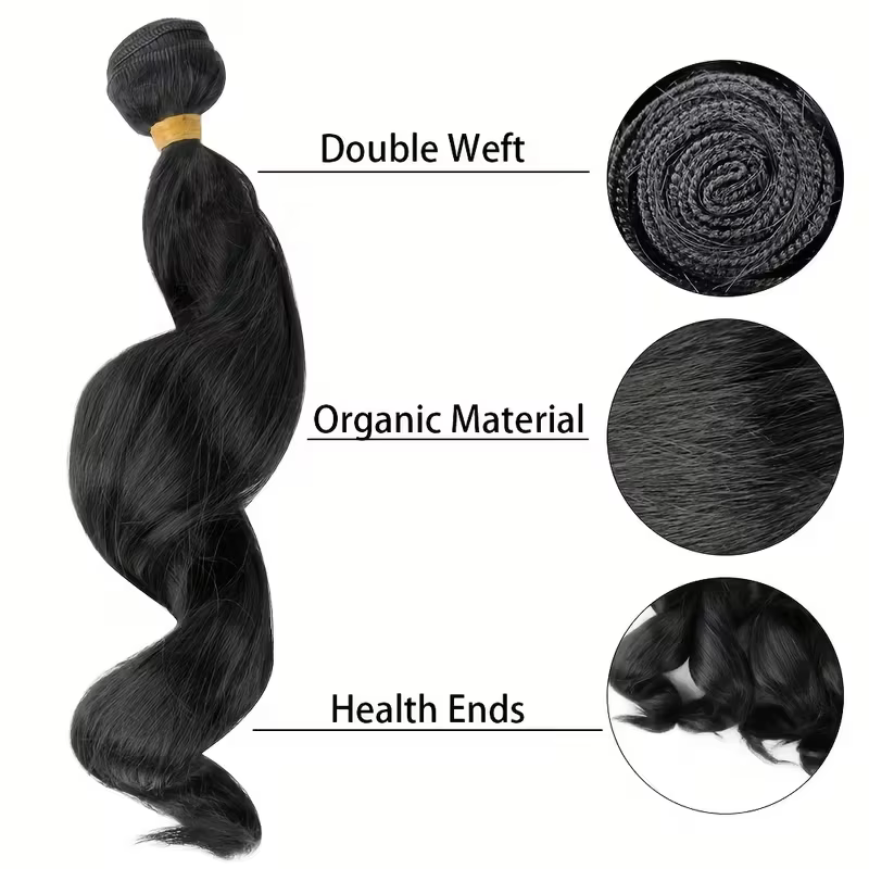 Belle Show Body Wave Hair Bundles pour femmes - Extensions de cheveux synthétiques