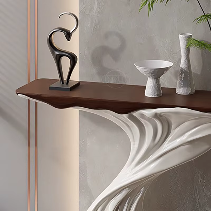 Console moderne de luxe, décor de rangement, Table d'entrée pliante, meubles de couloir, Console d'entrée, meubles de salon
