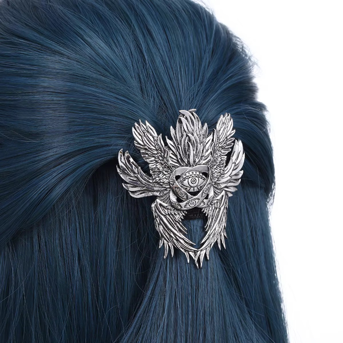 Pince à cheveux Viking rétro à Six ailes