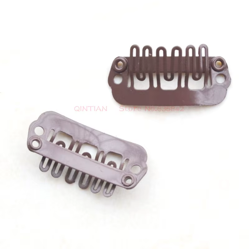 Mini pinces en acier inoxydable pour extensions de cheveux