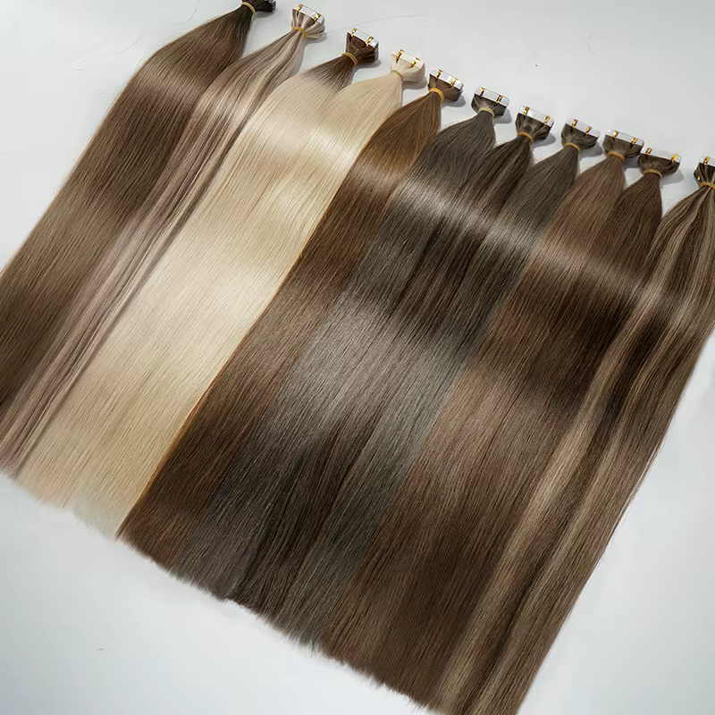 Bande dans les Extensions de cheveux humains 100%