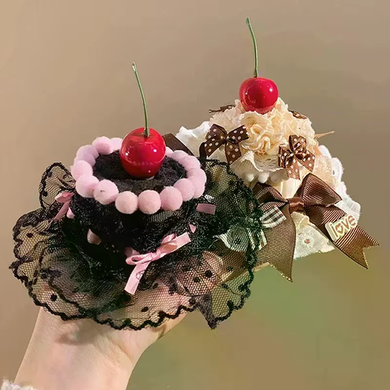Pince à cheveux Lolita en dentelle