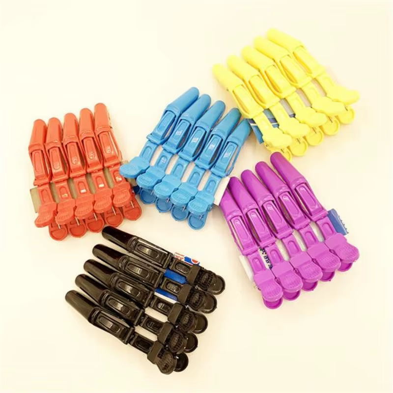 Lot de 5 pinces à cheveux en plastique