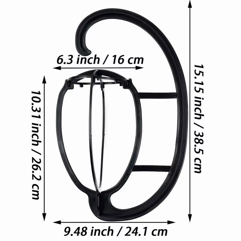 Support de perruque suspendu en plastique