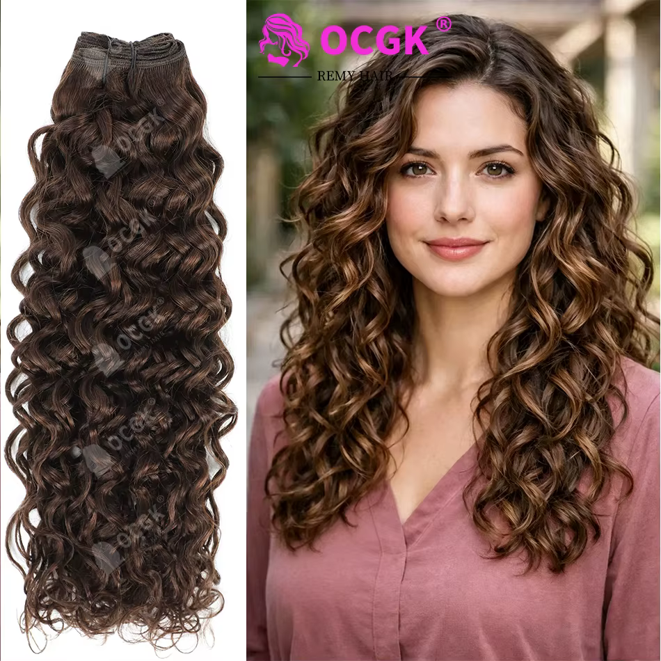 Extensions de cheveux naturels OCGK en trame