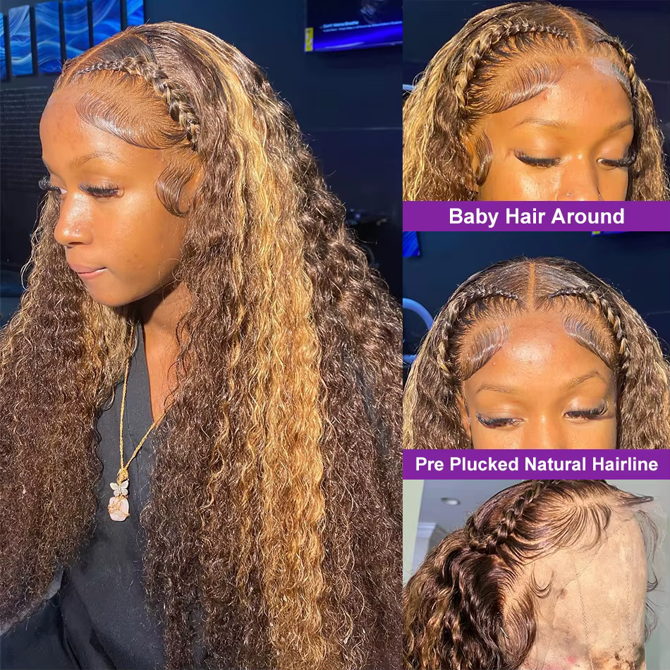 Perruque Lace Frontal Wig 360 sans colle