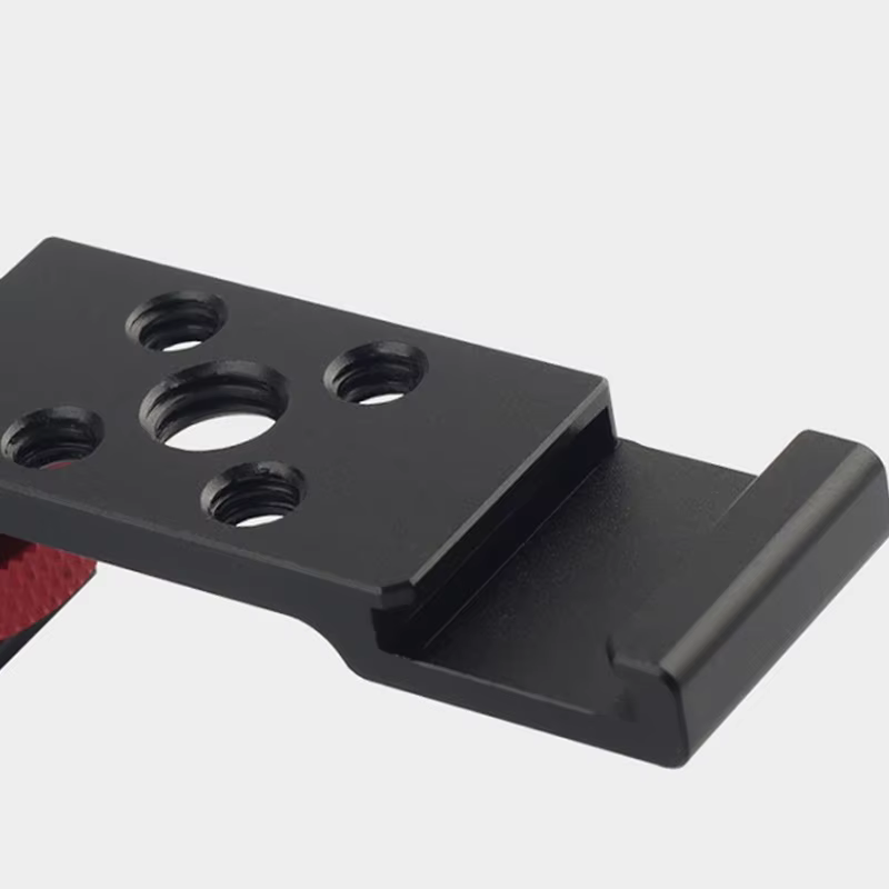 Barre d'extension triple en aluminium pour 3 supports griffe chaude et griffe froide pour appareil photo reflex numérique, hybride, microphone, éclairage LED vidéo et vlogging